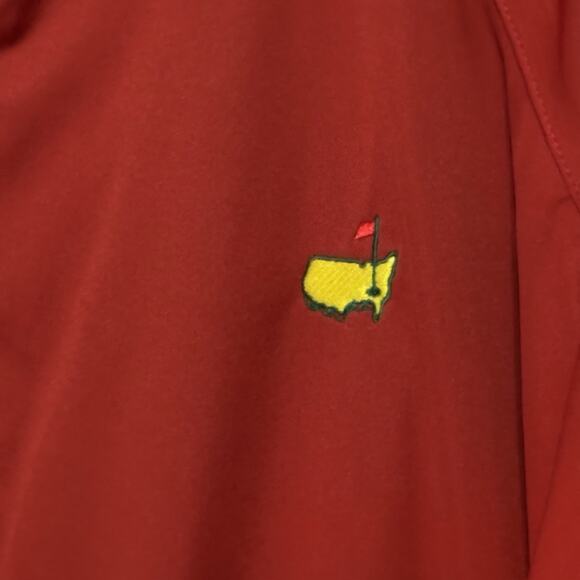 Masters Golf‎ Bobby Jones Jacket Mens XXL Red Pockets Lined Logo - Picture 3 of 9